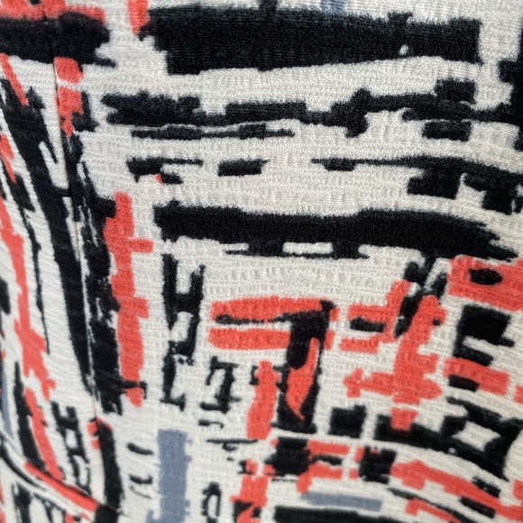 Aqua artsy open blazer white orange black size M - Picture 6 of 7